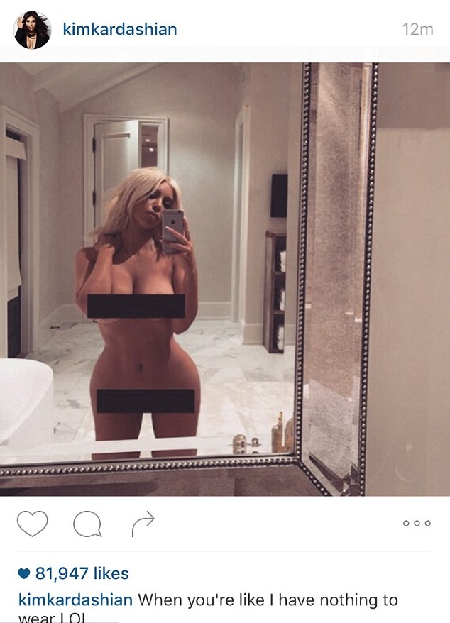 Kims Selfie Book Includes Leaked Nude Pics of Her Butt 