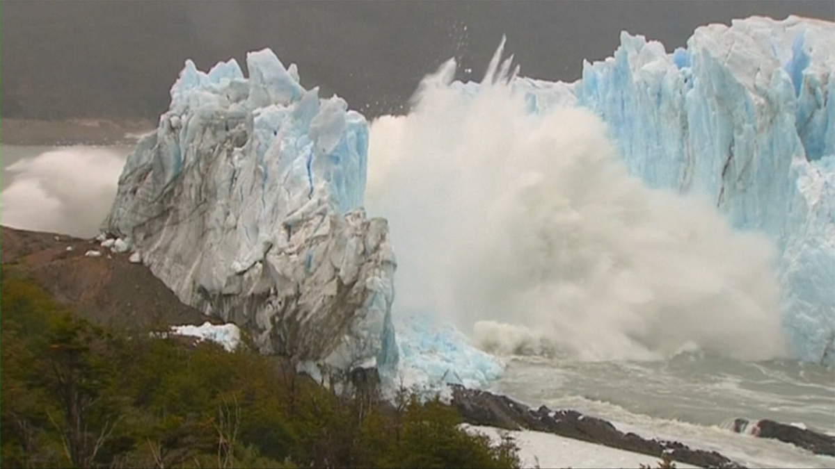 Patagonia's Perito Moreno Glacier Puts On Spectacular Display As Huge ...