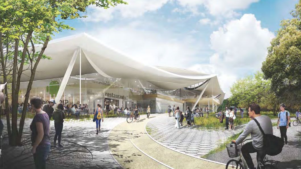 Futuristic new Google campus Charleston East to be draped with solar