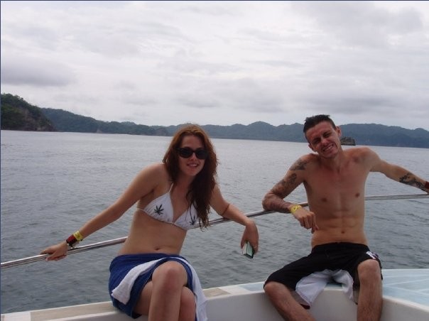 Kristen with her brother, Cameron