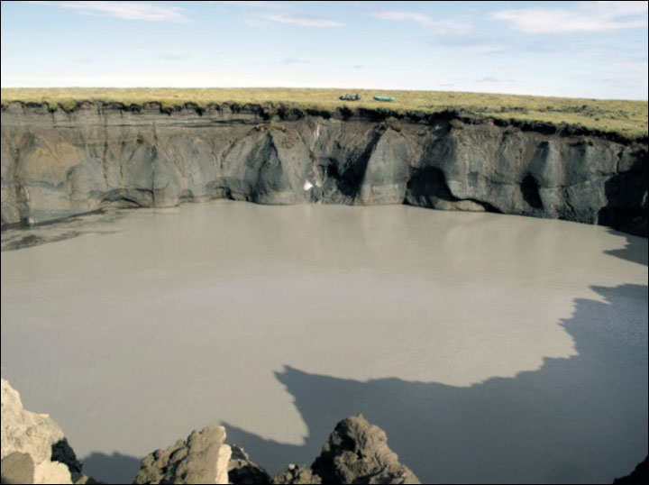 Siberian crater Siberian crater