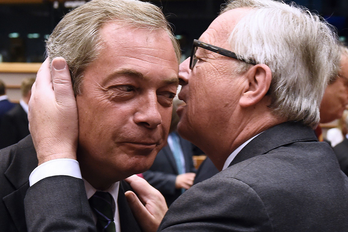 Brexit: Jean-Claude Juncker clashes with Ukip leader Nigel Farage in European Parliament1180 x 788