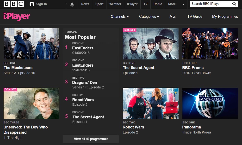 watch bbc iplayer us