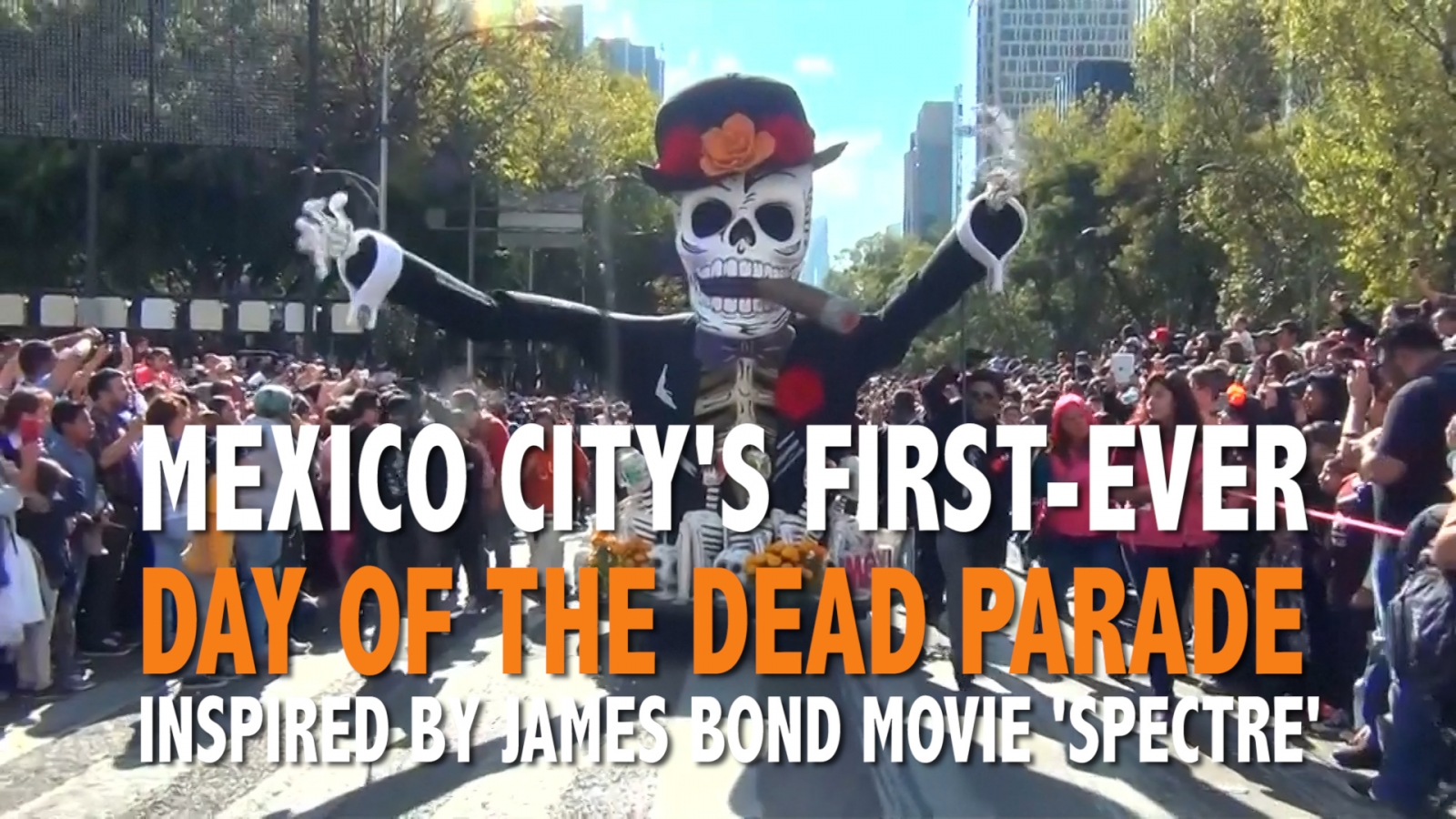 James Bond film Spectre inspires Mexico City's first Day ...