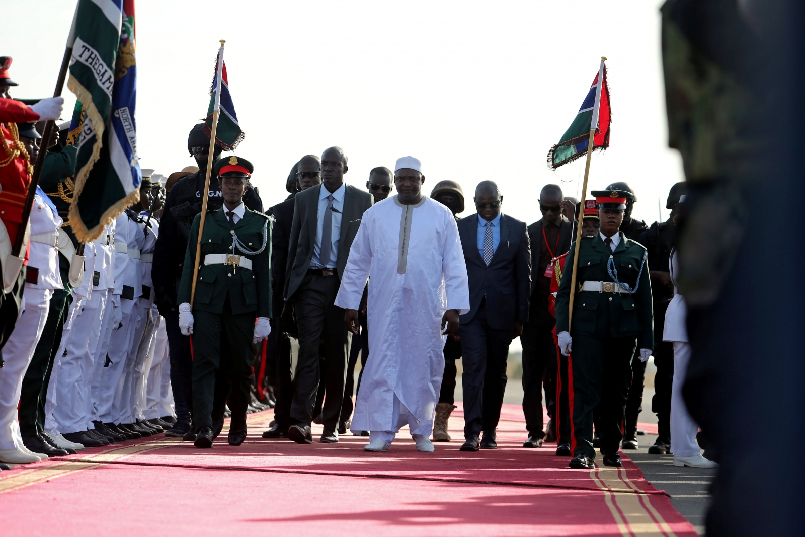 Gambia's new President Adama Barrow finally arrives home1600 x 1067