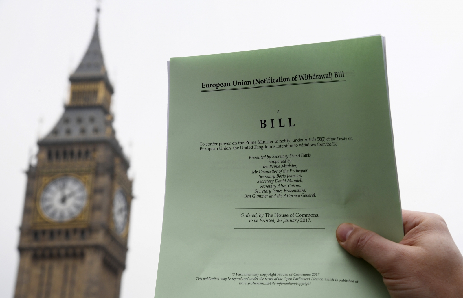 MPs Vote In Favour Of Government's Brexit Bill By A Thumping Majority