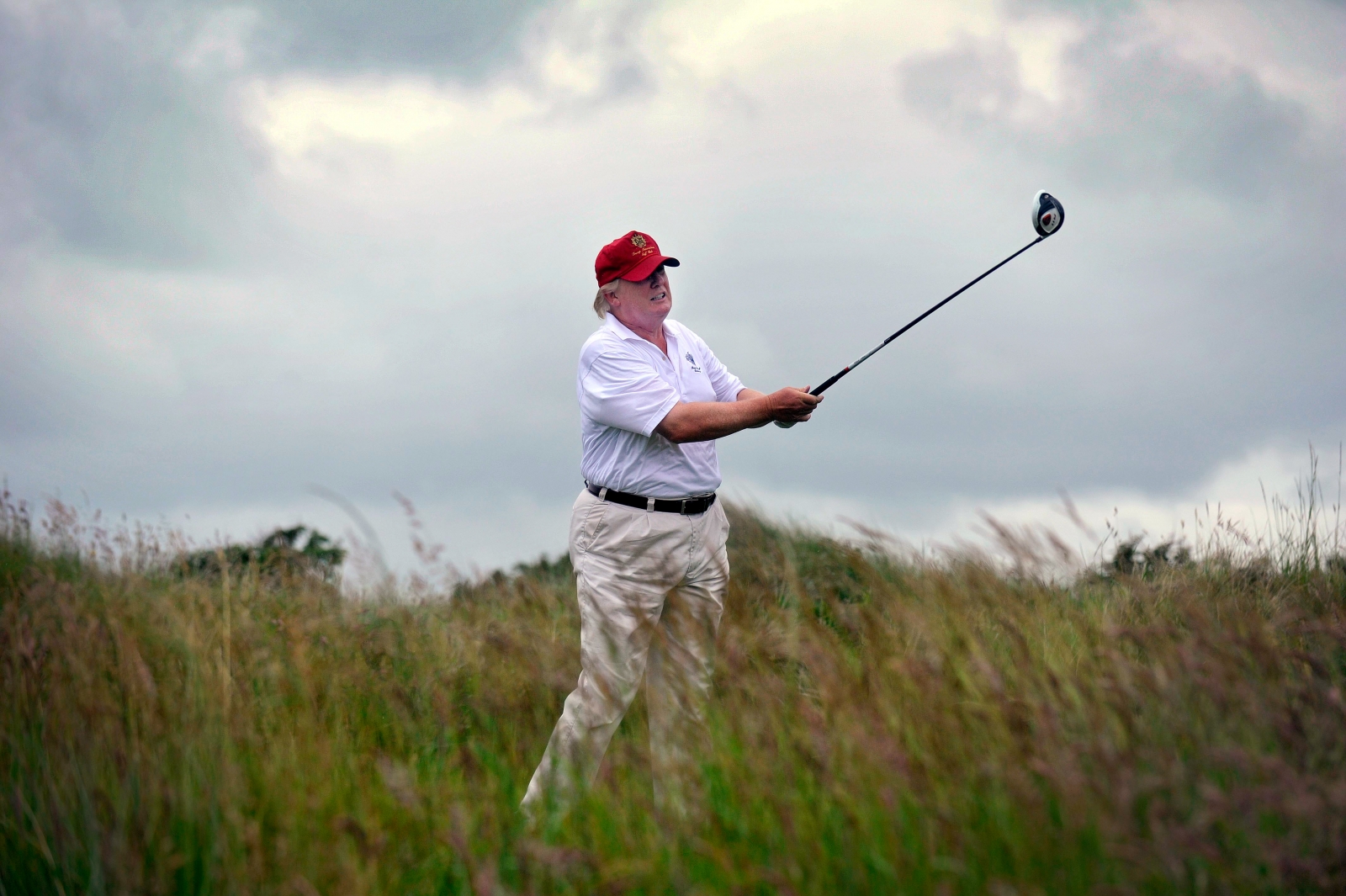 Grandmother says Donald Trump's staff filmed her urinating on golf course