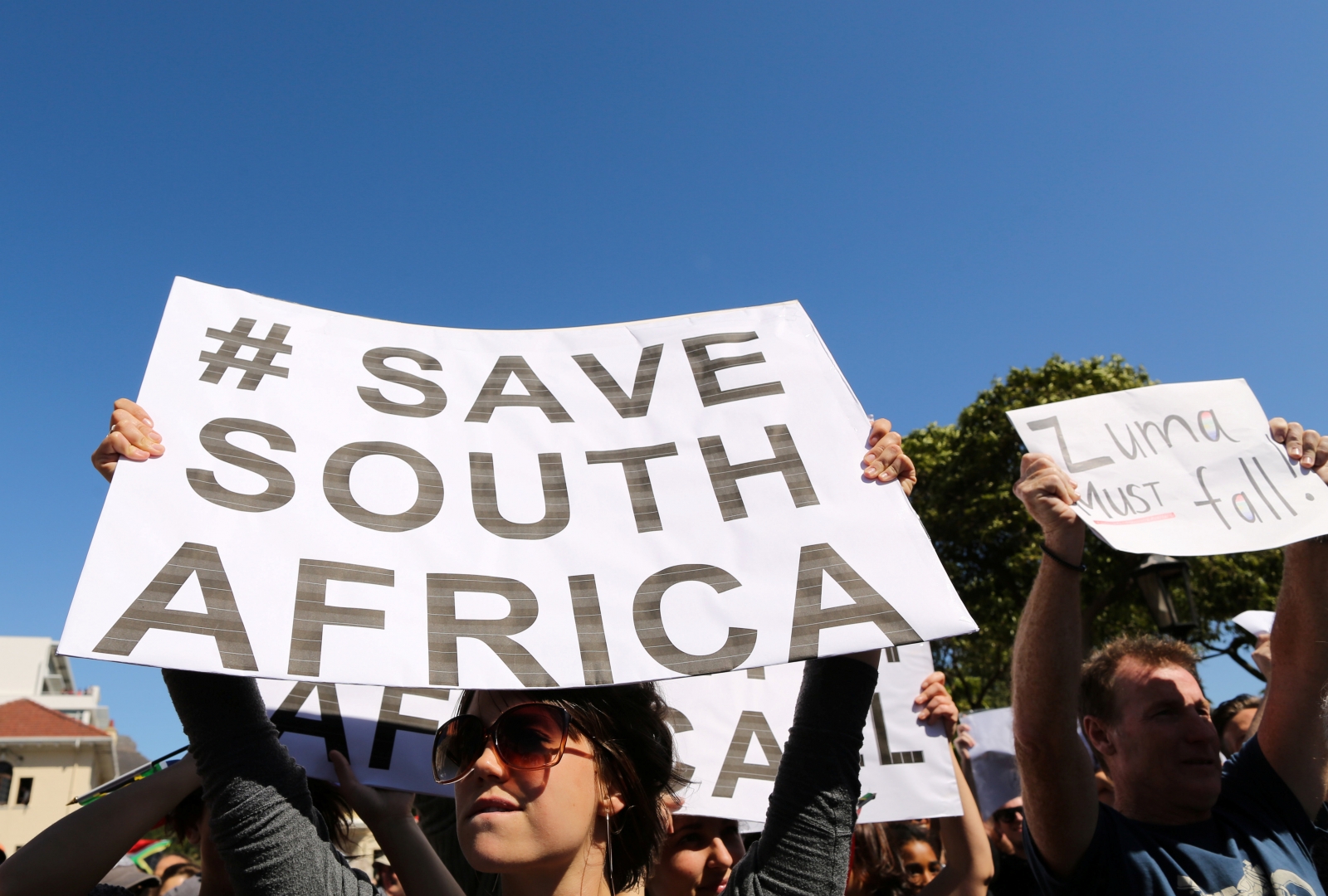 Thousands Of Protesters March Across South Africa Demanding President ...