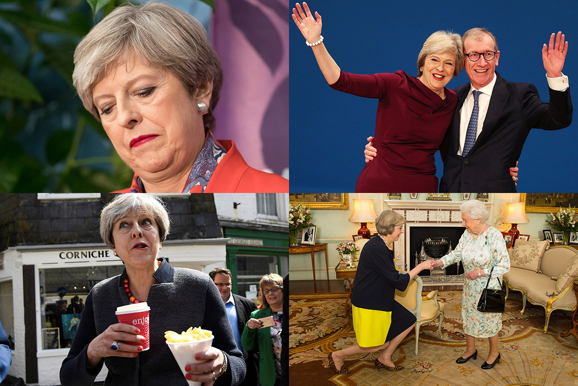 From strong and stable to weak and wobbly? Prime Minster Theresa May's year in pictures