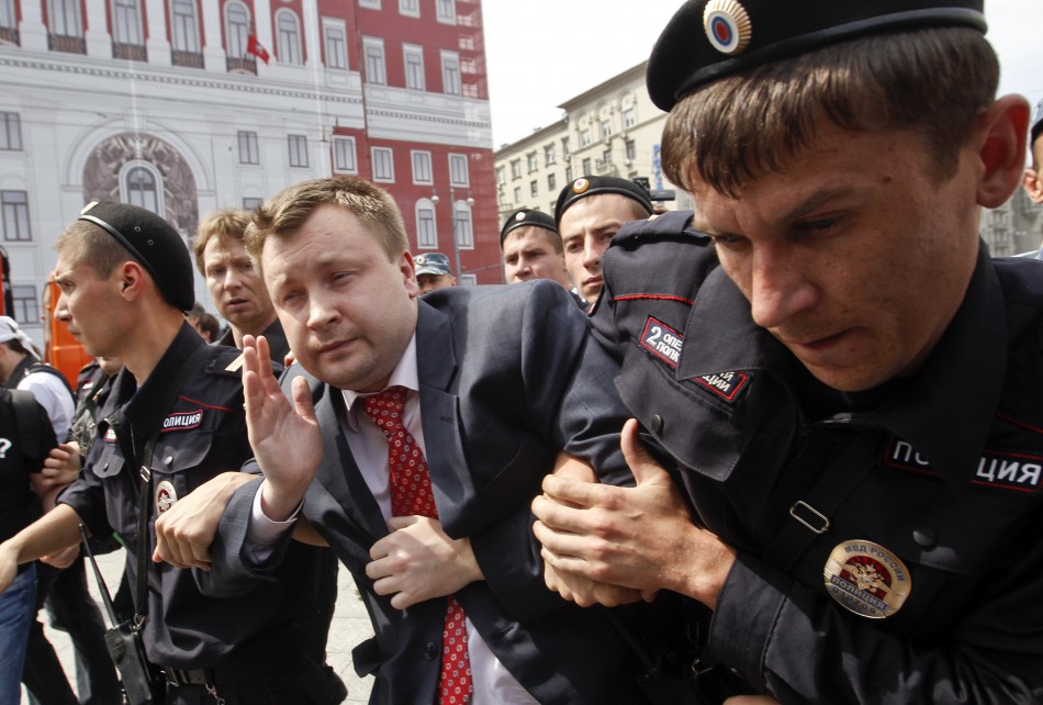 Dozens Arrested After Christian Vigilantes Clash With Gay Rights Activists In Moscow
