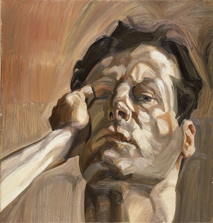 Download Painting Lucian Freud Self Portrait Background