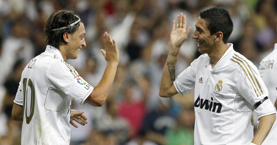 Image result for ozil and di maria