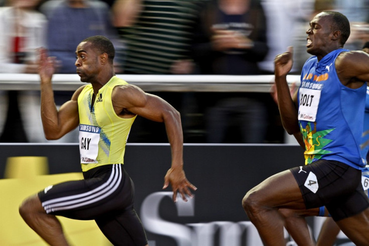 Tyson Gay and Usain Bolt will hope to feature in the 100 metres final at the 2012 London Olympics