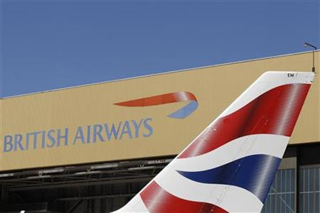 A British Airways aircraft at Heathrow Airport