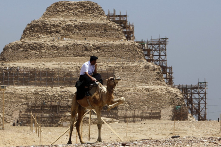 Lost Egyptian pyramids discovered by satellite images.