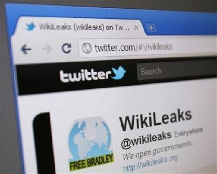 WikiLeaks' Twitter page