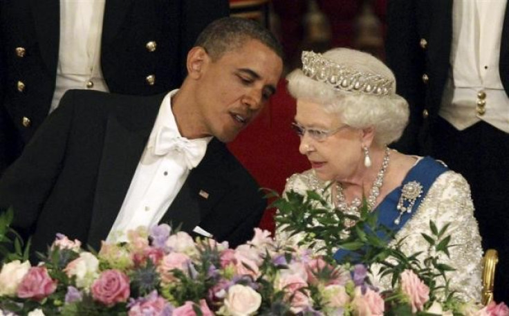 Rare Party: President Obama, first lady Michelle and Queen Elizabeth, Prince William, and Kate Middleton [PHOTOS]