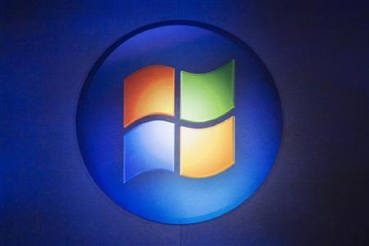 A Windows logo is seen before Microsoft CEO Ballmer speaks about the release of Microsoft's Windows 7 in Toronto A Windows logo is seen before Microsoft CEO Ballmer speaks about the release of Microsoft's Windows 7 in Toronto
