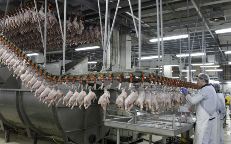 A poultry processing plant