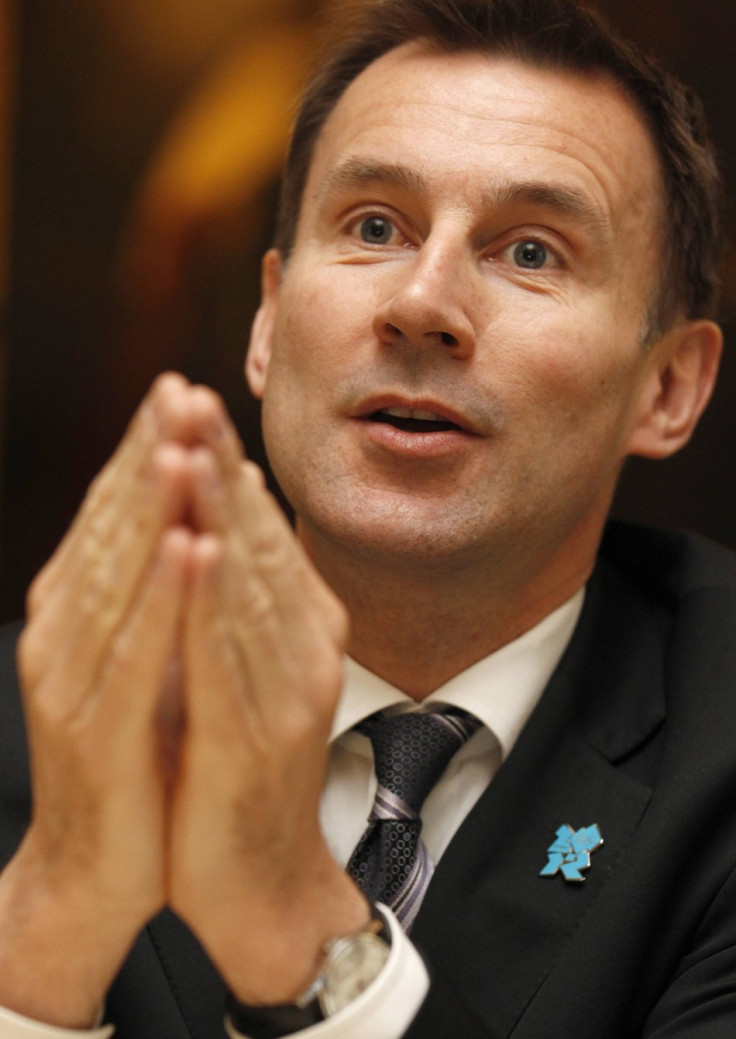 Health Secretary Jeremy Hunt