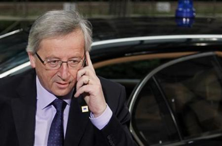 Eurogroup President and Prime Minister of Luxembourg Juncker arrives at Euro Zone leaders summit in Brussels