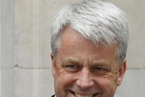 Lansley arrives at Downing Street in London