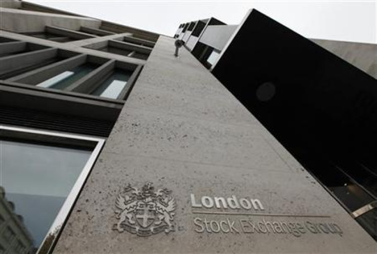 The London Stock Exchange building is seen in central London