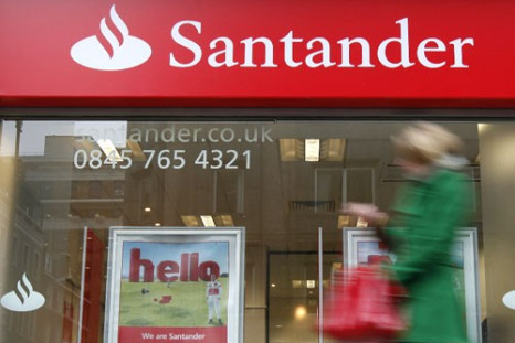 A branch of a Santander bank in London