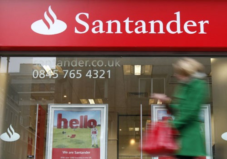 A branch of a Santander bank in London