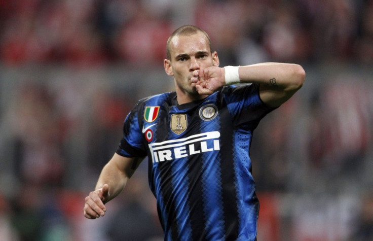 Sneijder - Happy at Inter.