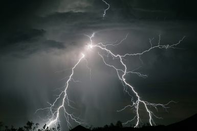 Lightning strikes