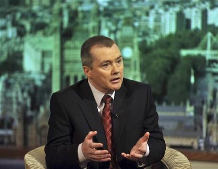 Handout photograph shows British Airways Chief Executive Walsh speaking on the Andrew Marr Show on the BBC in London