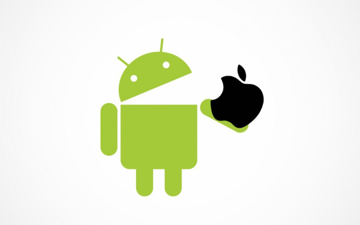 Android eats Apple