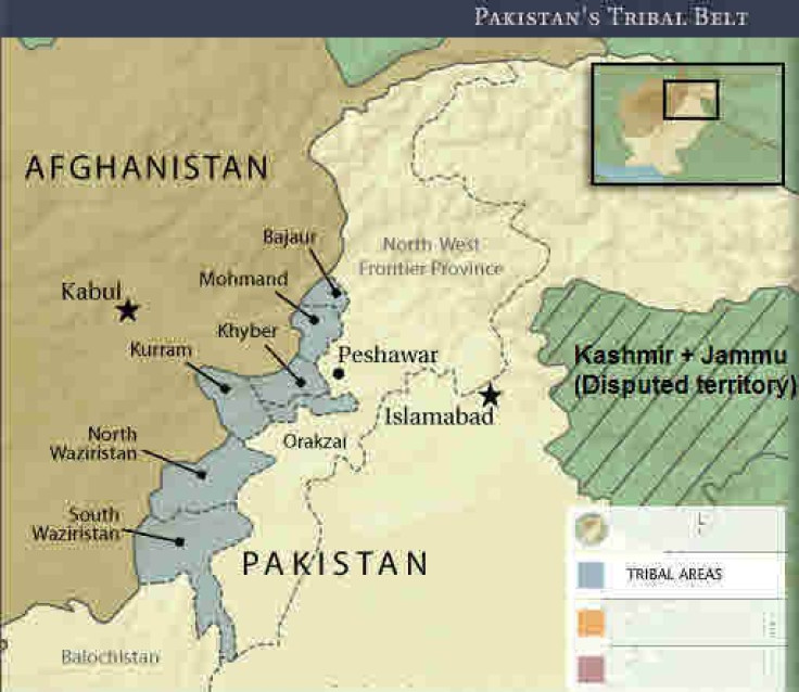 Map of Pakistan Tribal Regions