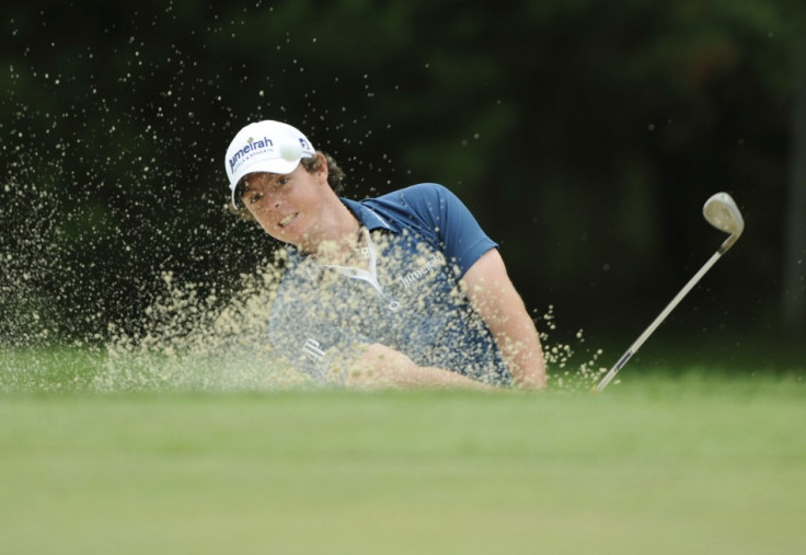Rory McIlroy takes first round lead at the US Open