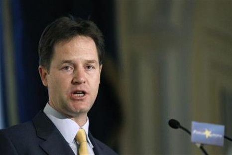 Deputy Prime Minister Nick Clegg