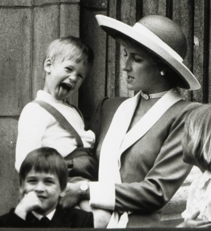 Princes Diana and Prince William