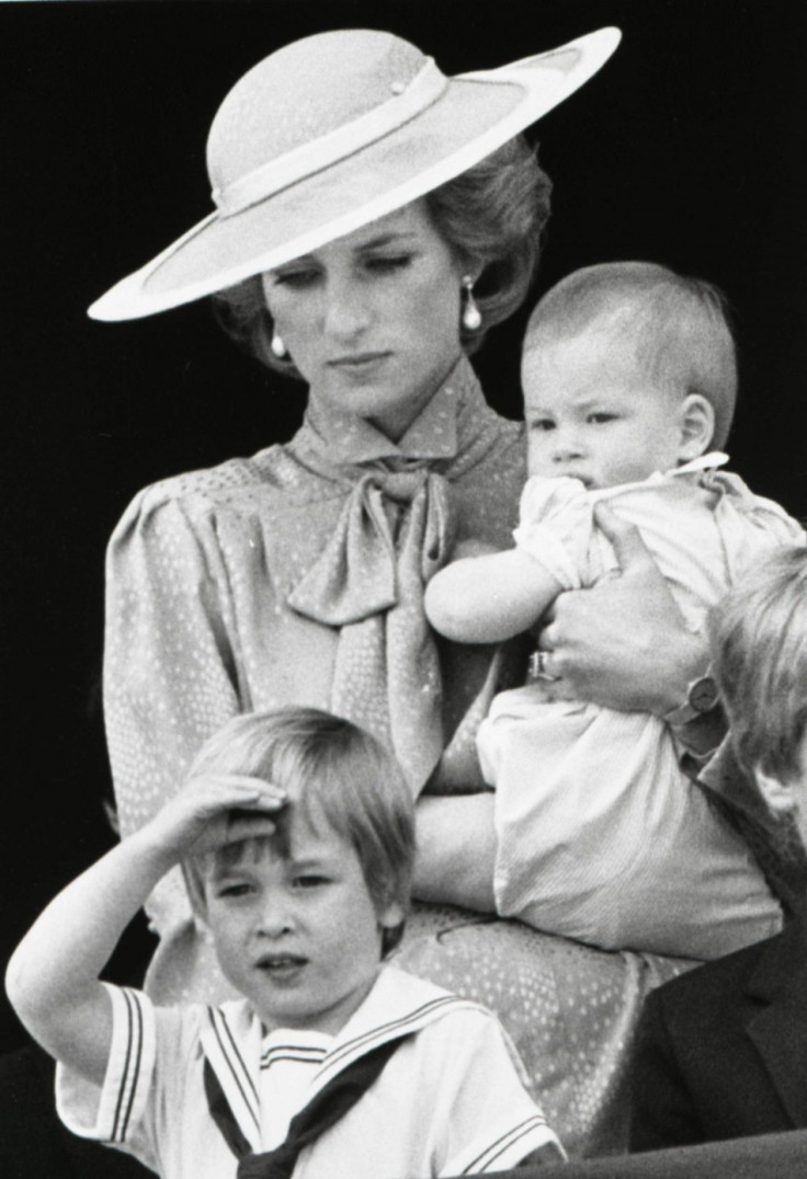 Princes Diana and Prince William