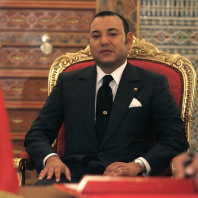 Morocco King France&#039;s Mohamed VI attends a signing ceremony at the Royal Palace in Marrakech