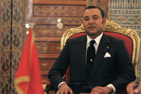 Morocco King France's Mohamed VI attends a signing ceremony at the Royal Palace in Marrakech