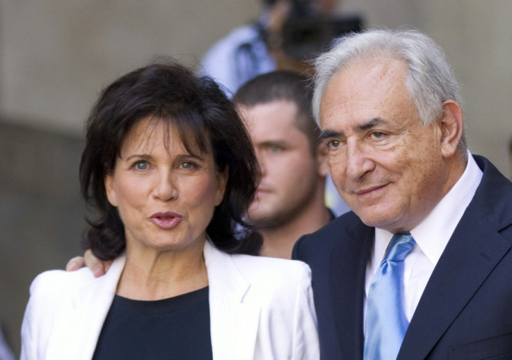 Dominique Strauss-Kahn and his wife Anne Sinclair