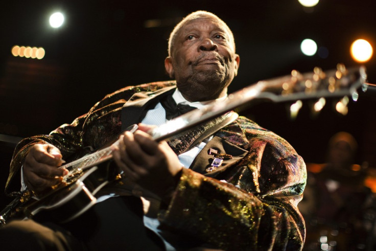 U.S. blues legend B.B. King performs onstage during the 45th Montreux Jazz Festival in Montreux