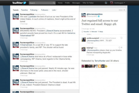 Fox News Hacked Twitter Page