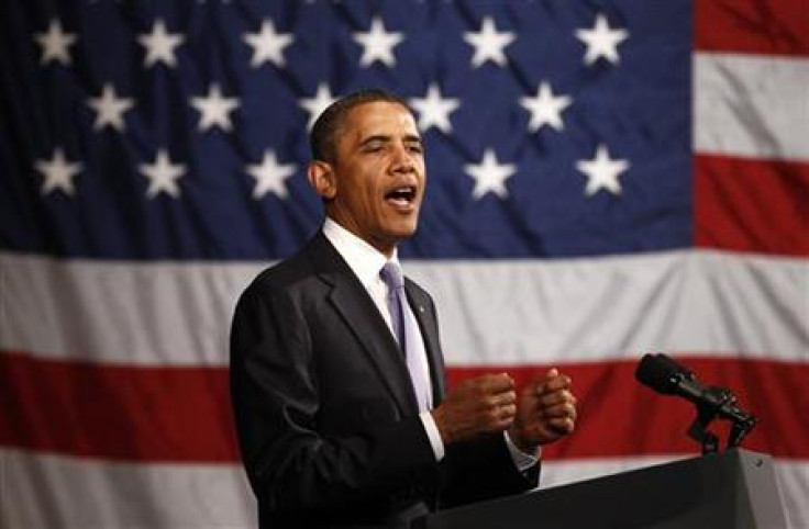Obama speaks at a fundraiser in Philadelphia