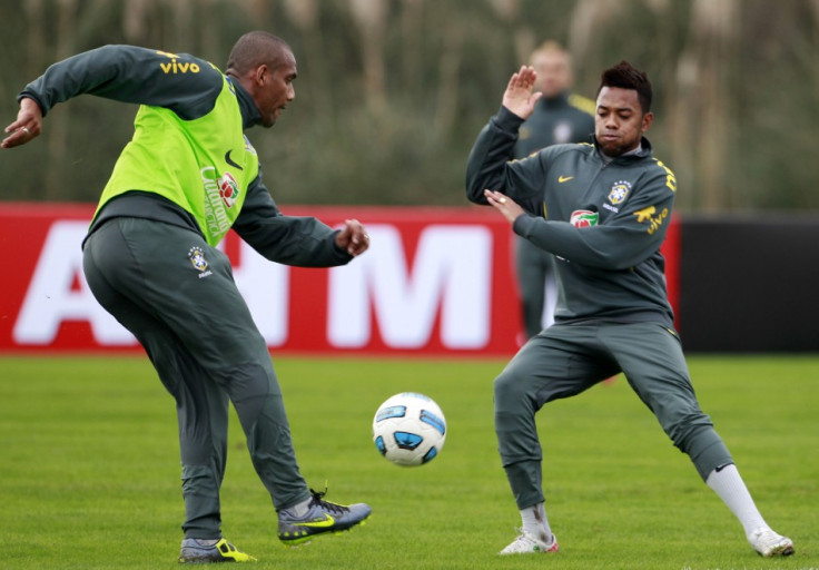 Maicon and Robinho