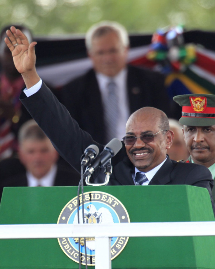 Sudan's President Omar Hassan al-Bashir addresses the Independence Day celebrations