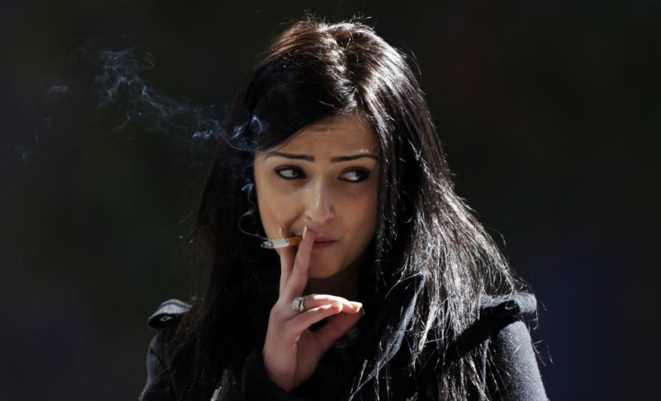 Woman smoking