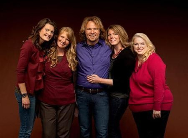 Kody Brown with sister wives (L to R) Robyn, Christine, Meri and Janelle.