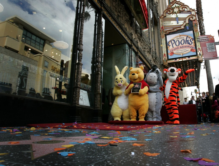 Winnie the Pooh and friends Rabbit, Eeyore, and Tigger