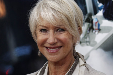 Cast member Helen Mirren arrives at the premiere of "Arthur" in New York City